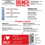 JBird Brunch Menu
